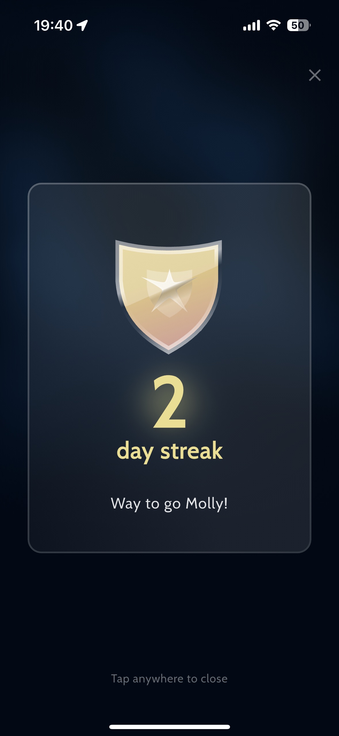 Streak Tracking Feature